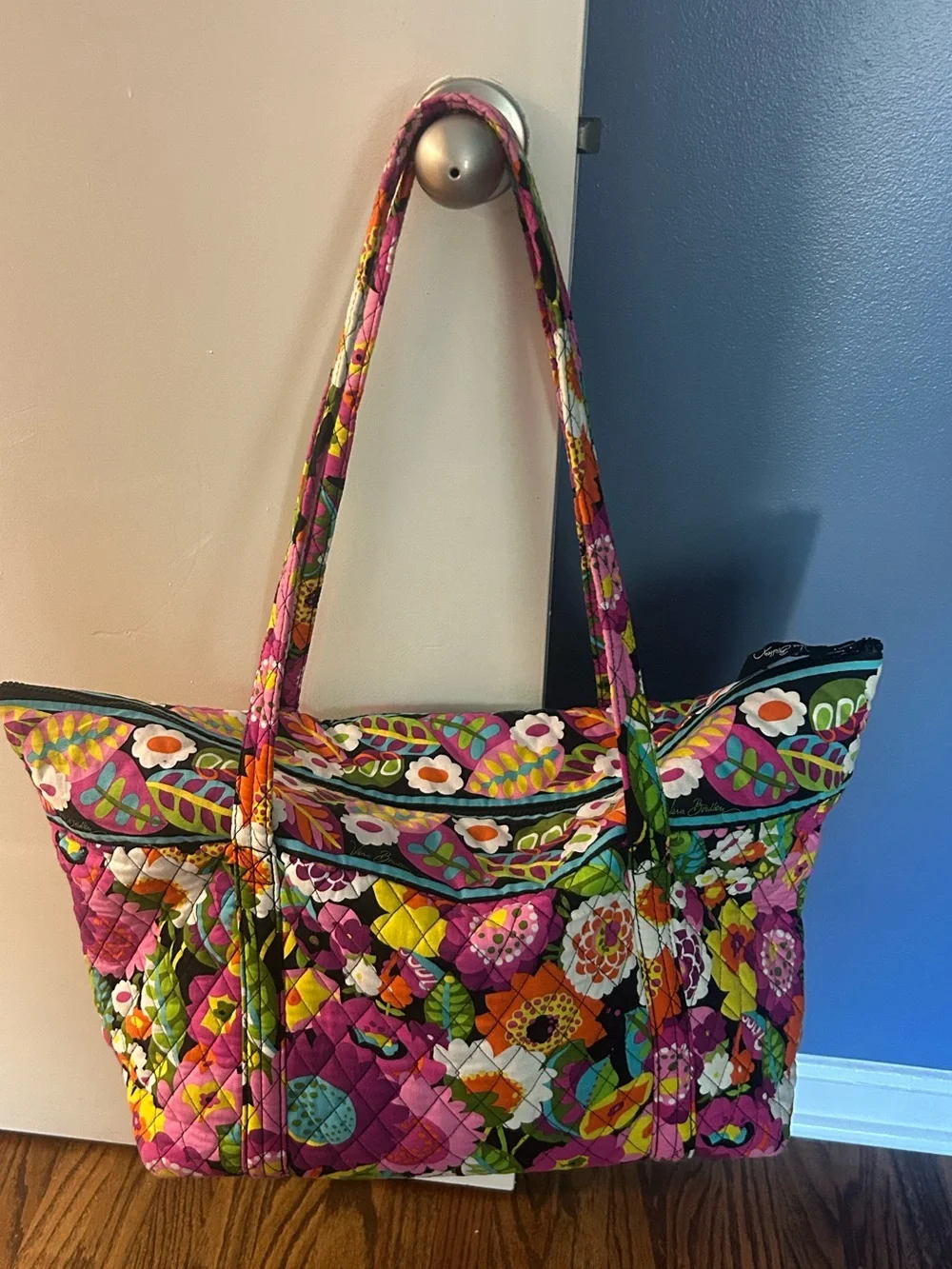 Vera Bradley “Va Va Bloom” large tote bag